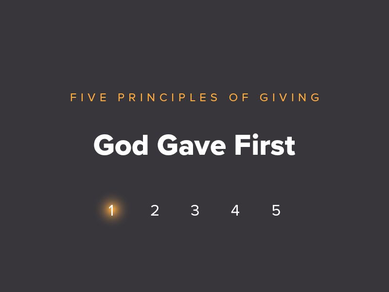 God Gave First