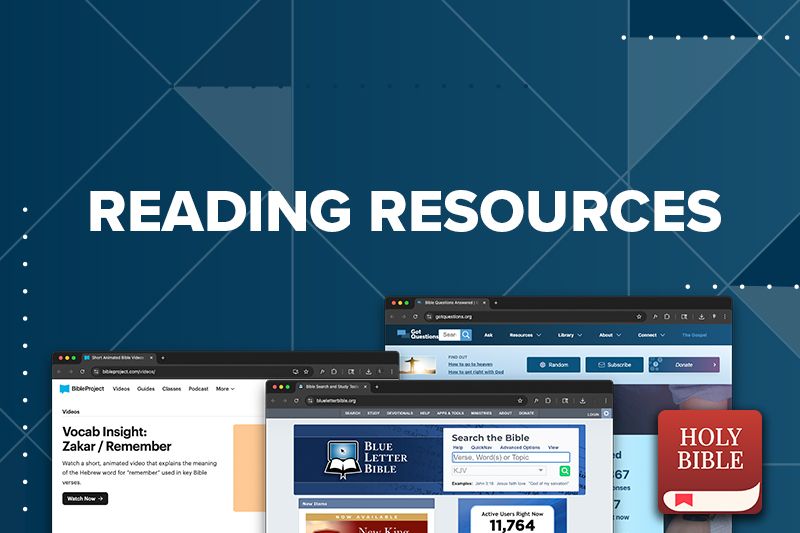 Bible Project, GotQuestions, Blue Letter Bible and YouVersion