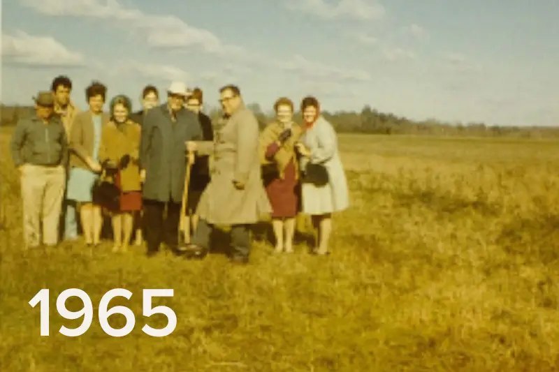 1965: Land Purchased