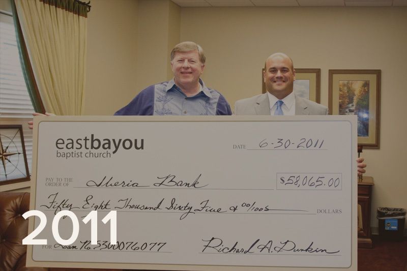 2011: Final Payment