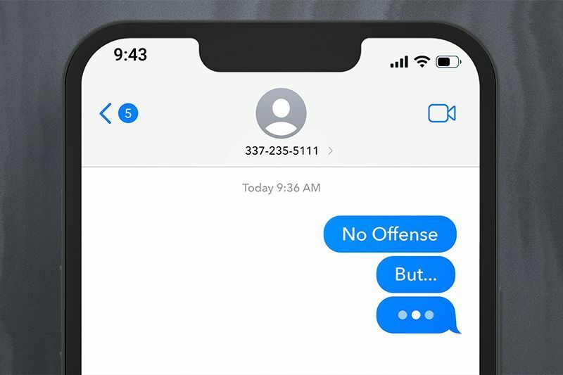 No Offense But ...